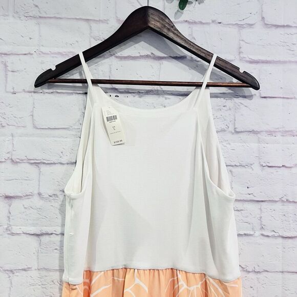 Anthropologie Hutch Peachy High-Low Dress Floral Sleeveless Size Large New - Picture 5 of 13